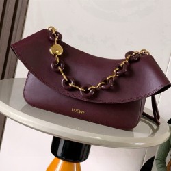 로에베 26SS 올라 Ola 미디엄 체인 스트랩 숄더