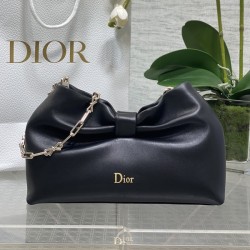 디올 26ss 보우 램스킨 리본 숄더 M0715