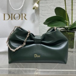 디올 26ss 보우 램스킨 리본 숄더 M0715