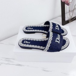 디올 디웨이 Dway 슬리퍼 (네이비)