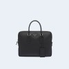 프라다 사피아노 삼각로고 레더 브리프케이스 블랙