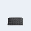 보테가베네타 인트레치아토 어라운드 지갑 블랙/페러킷