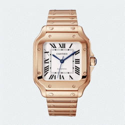 까르띠에 산토스 35mm 미디움 로즈골드