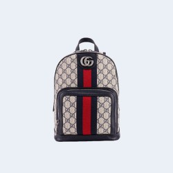 구찌 GG 슈프림 웹 트리밍 스몰 백팩