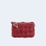 보테가베네타 패디드 다크레드 카세트백